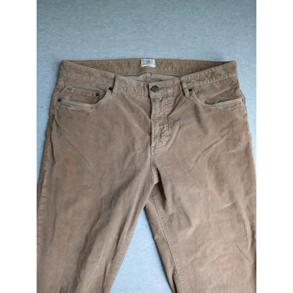 Faherty Pants 36x30 Corduroy Organic Cotton Cord Straight Leg Preppy Brown